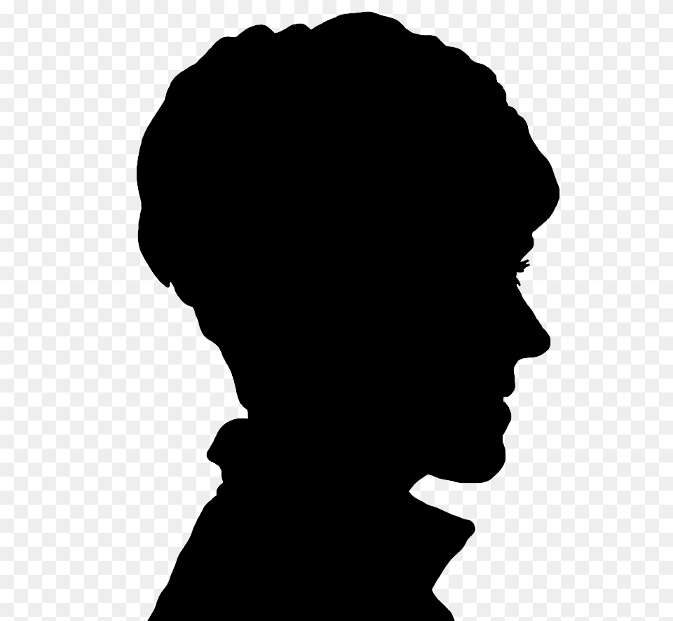 Woman Face Silhouette Image Free Png Download