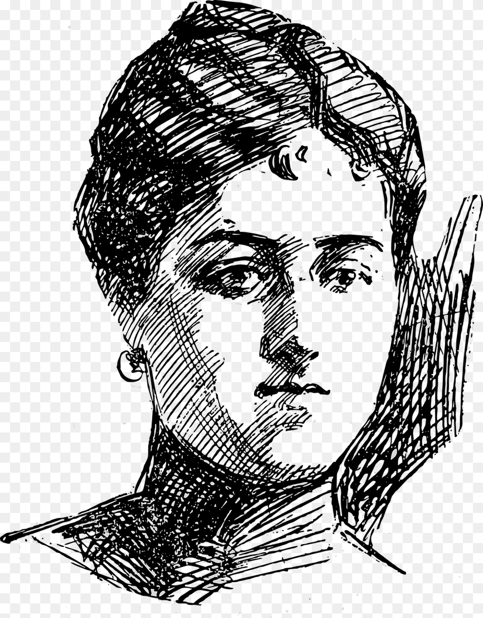 Woman Face Vintage Illustration, Art, Drawing, Adult, Person Free Png Download