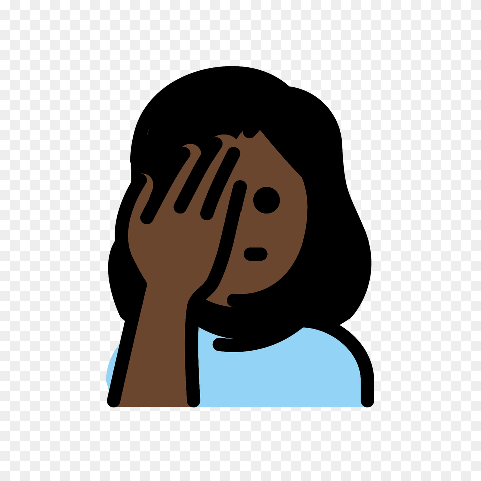 Woman Facepalming Emoji Clipart, Head, Person, Face, Animal Free Transparent Png