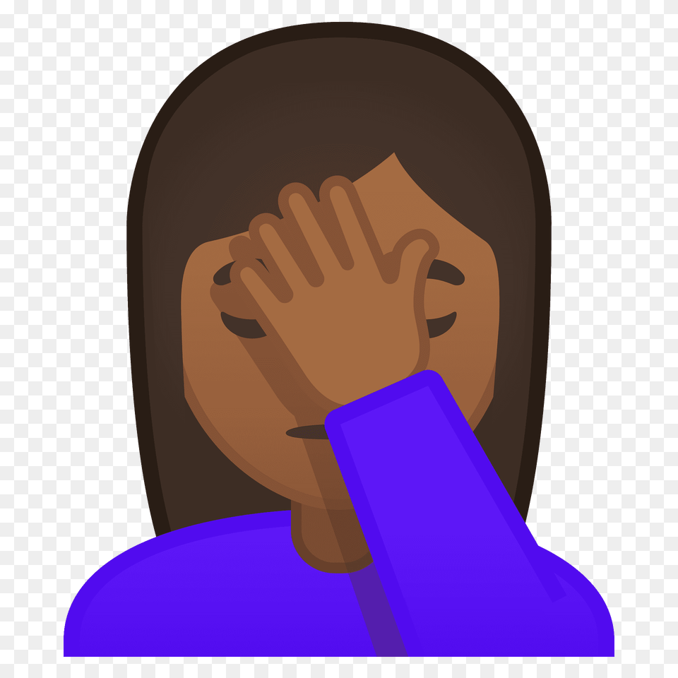 Woman Facepalming Emoji Clipart, Body Part, Face, Head, Neck Free Transparent Png