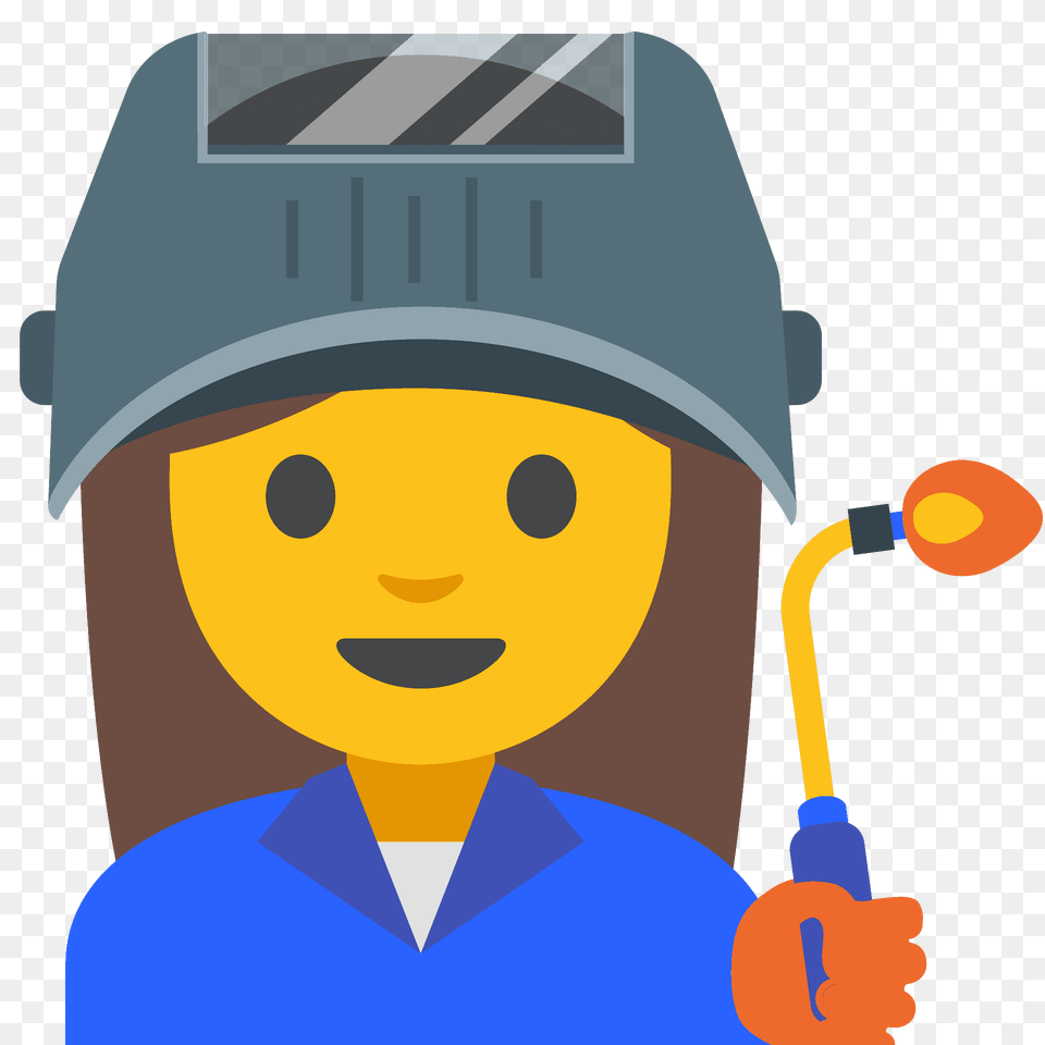 Woman Factory Worker Emoji Clipart, Cap, Clothing, Hat, Person Free Transparent Png