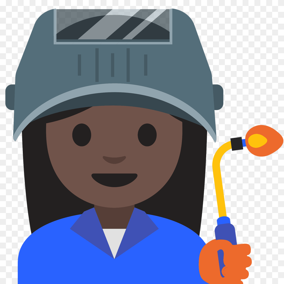 Woman Factory Worker Emoji Clipart, Cap, Clothing, Hat, Person Free Png Download