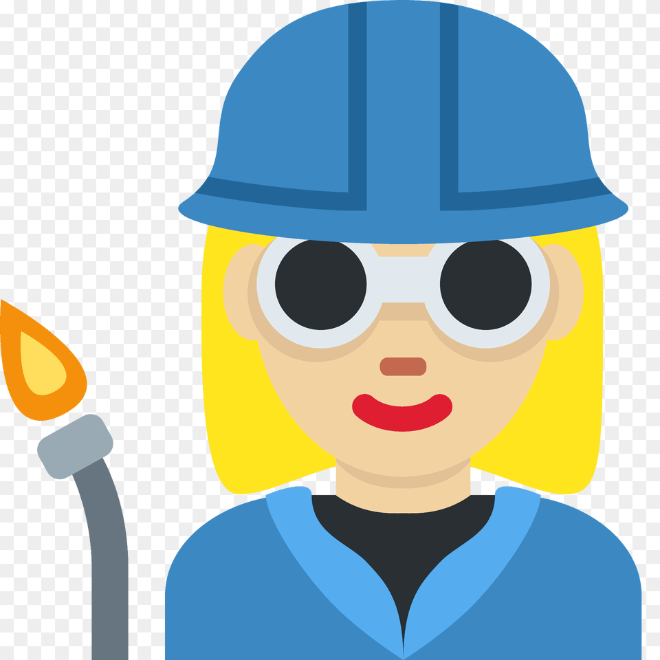 Woman Factory Worker Emoji Clipart, Clothing, Hardhat, Helmet, Baby Png