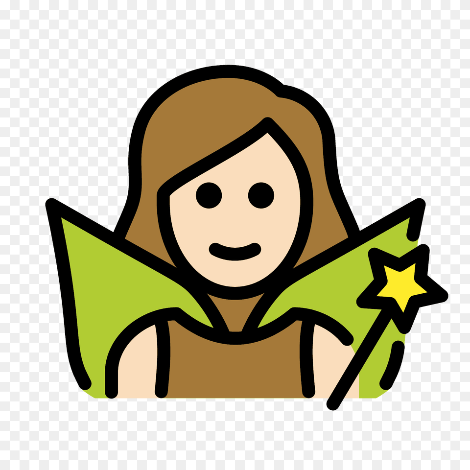 Woman Fairy Emoji Clipart, Person, Reading, Symbol Free Png Download