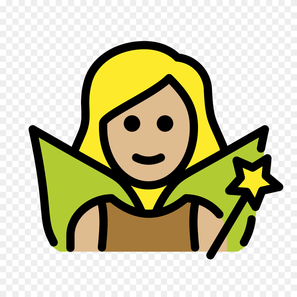 Woman Fairy Emoji Clipart, Symbol Free Png