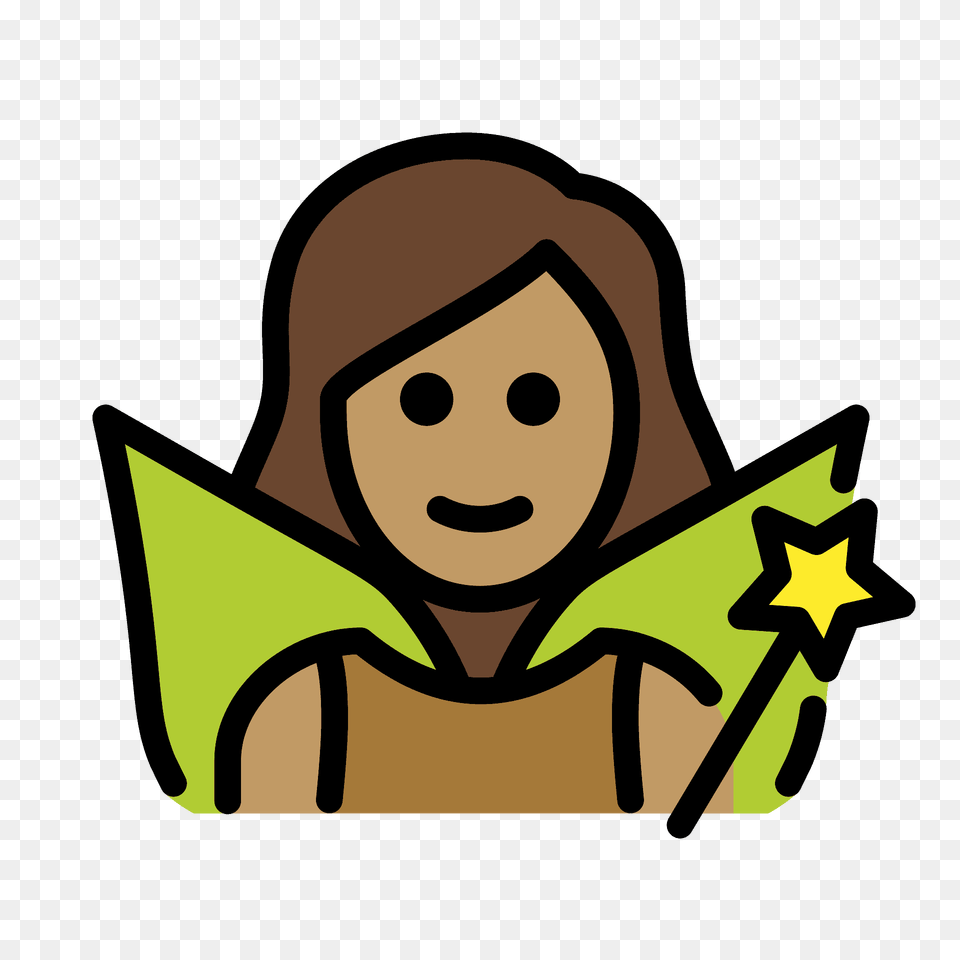 Woman Fairy Emoji Clipart, Person, Reading, Symbol Free Png Download