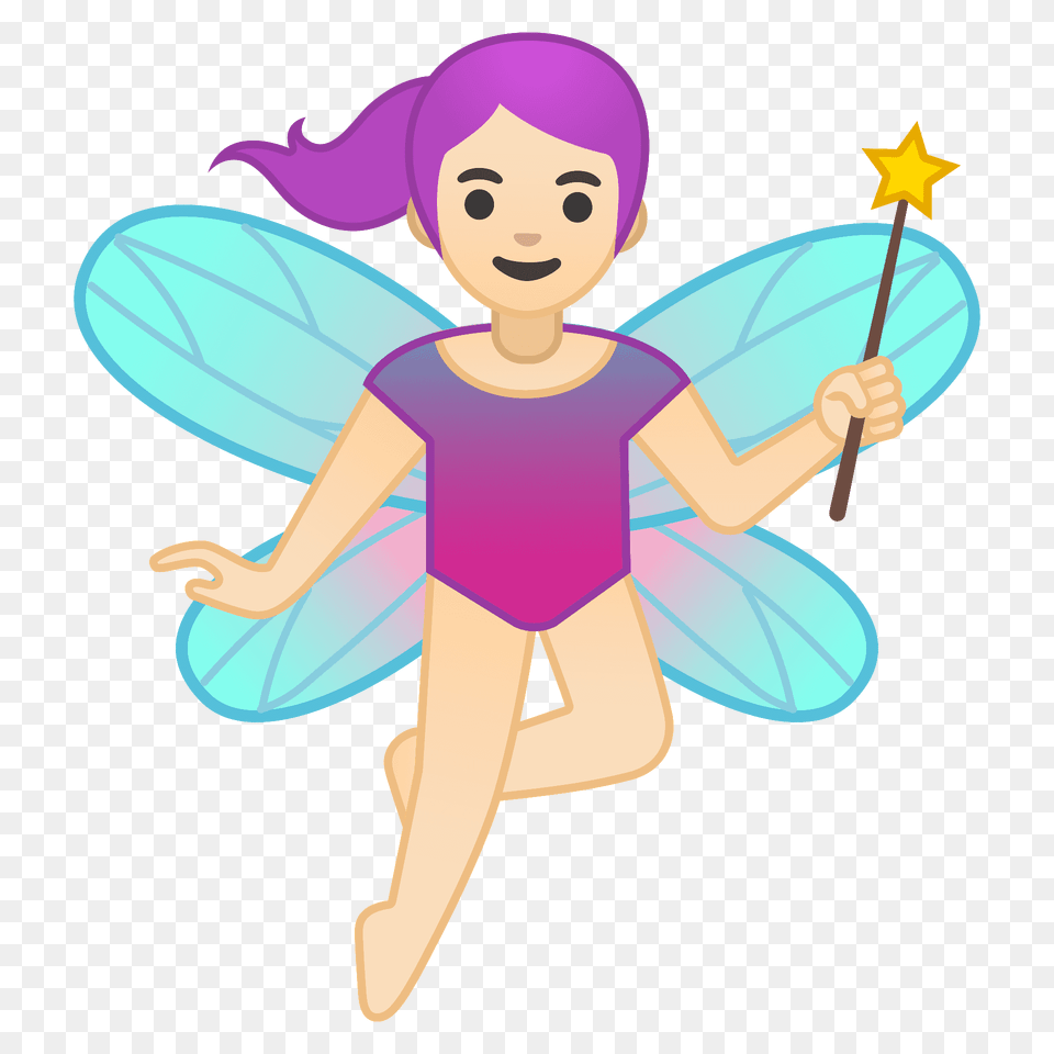 Woman Fairy Emoji Clipart, Baby, Person, Face, Head Free Png