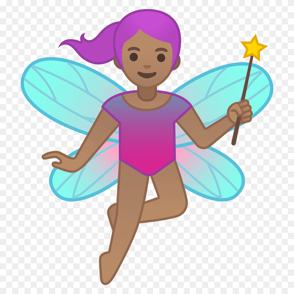 Woman Fairy Emoji Clipart, Baby, Person, Face, Head Free Png