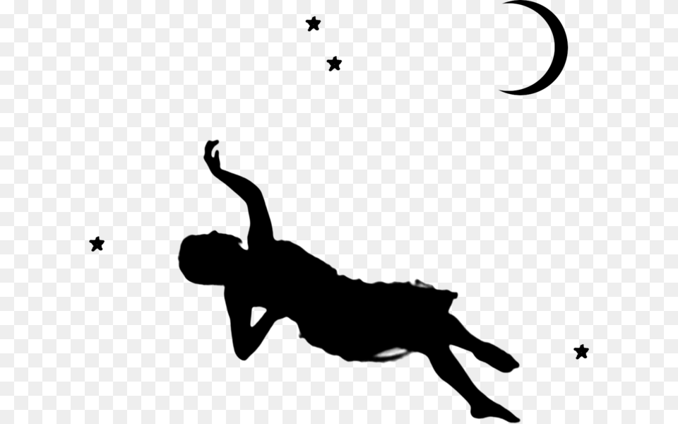 Woman Falling Falling Girl Silhouette, Baby, Person, Stencil Free Transparent Png