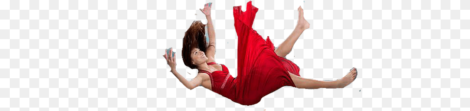 Woman Falling Woman Falling In Dress, Dancing, Leisure Activities, Person, Acrobatic Free Png