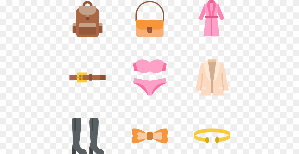 Woman Fashion, Accessories, Tie, Handbag, Formal Wear Png Image