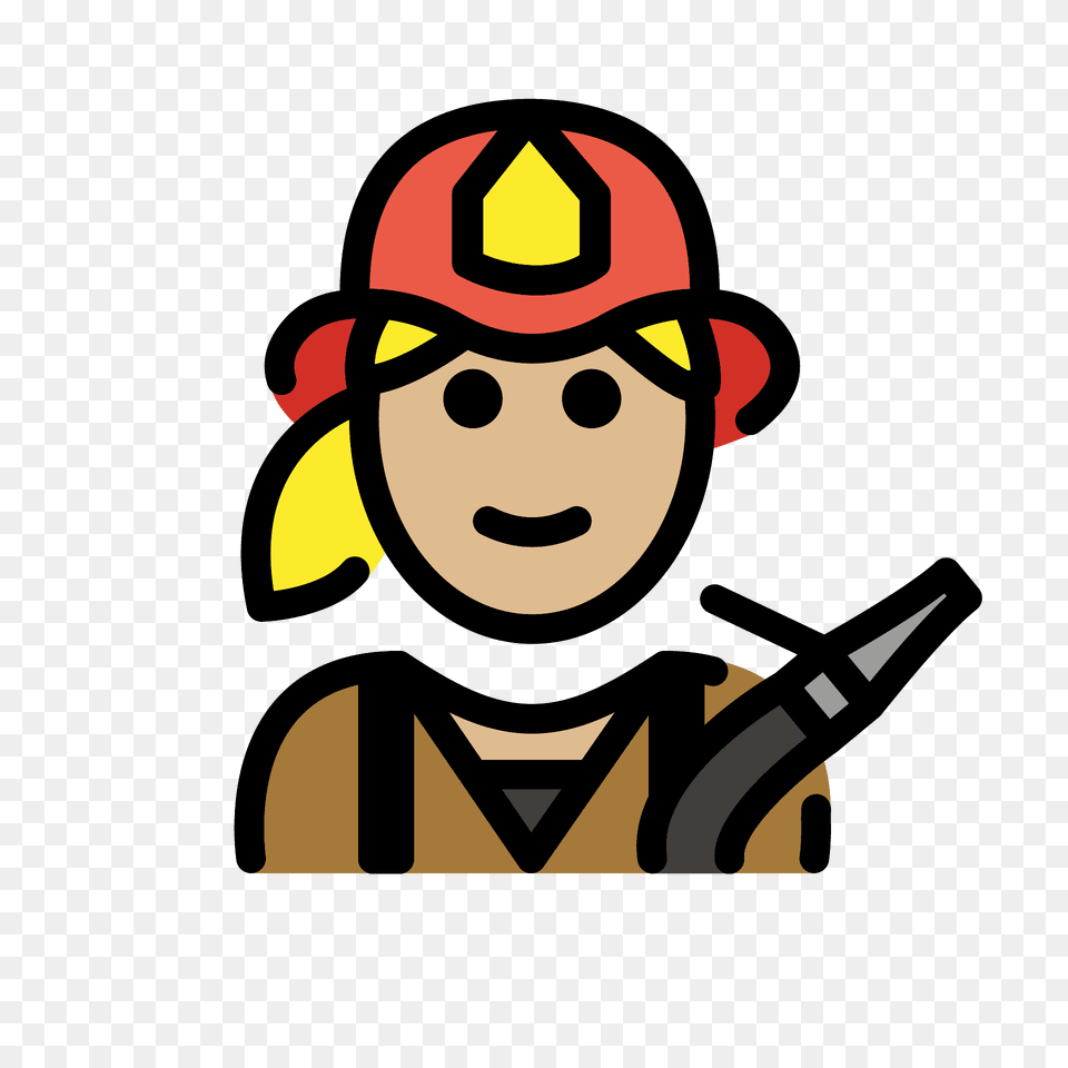 Woman Firefighter Emoji Clipart, Weapon, Dynamite, Person, Head Free Png