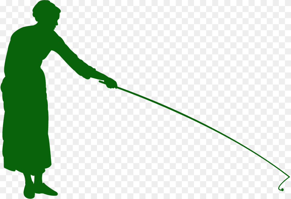 Woman Fishing Silhouette, Person Free Transparent Png