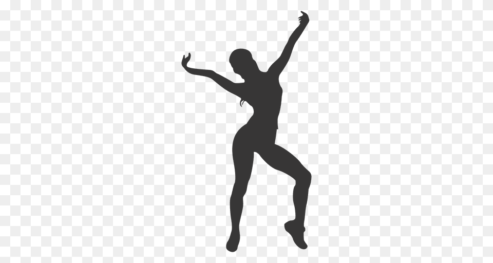 Woman Fitness Silhouette, Dancing, Leisure Activities, Person, Head Png Image