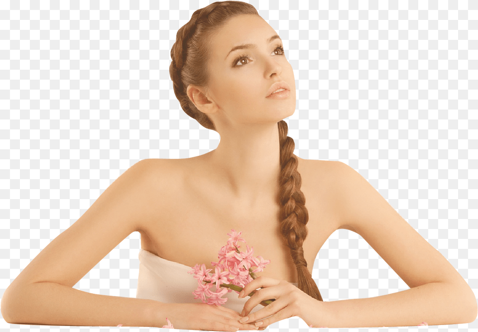 Woman Flower, Adult, Plant, Person, Flower Bouquet Free Png Download