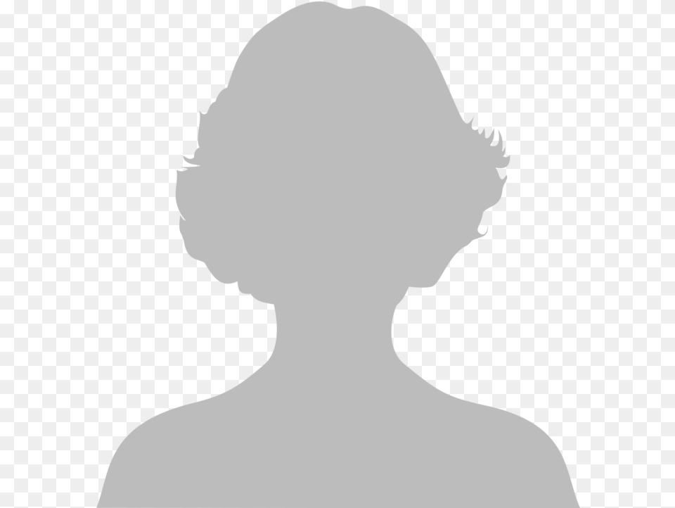 Woman Front Face Silhouette, Person, Body Part, Head, Neck Png