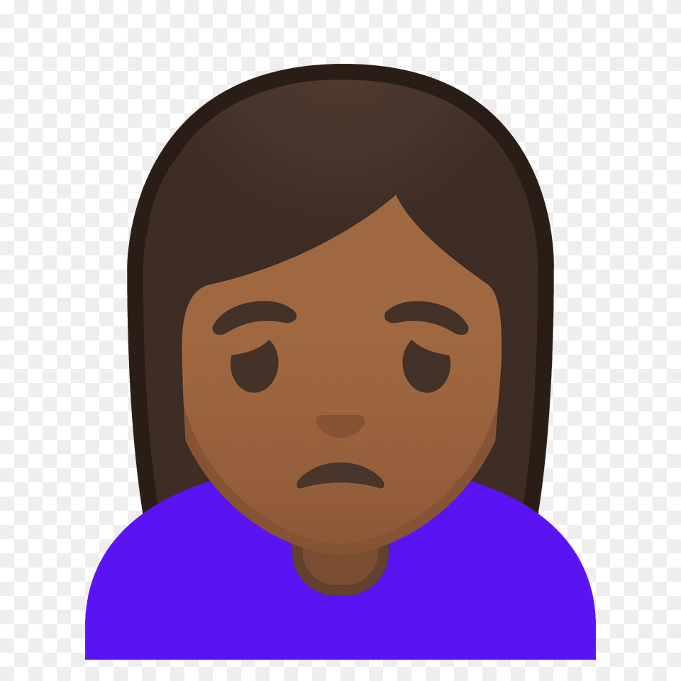 Woman Frowning Emoji Clipart, Face, Head, Person, Photography Free Transparent Png