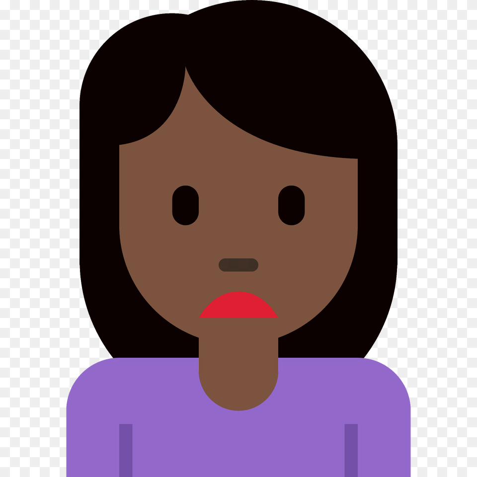 Woman Frowning Emoji Clipart, Baby, Person, Head Free Png