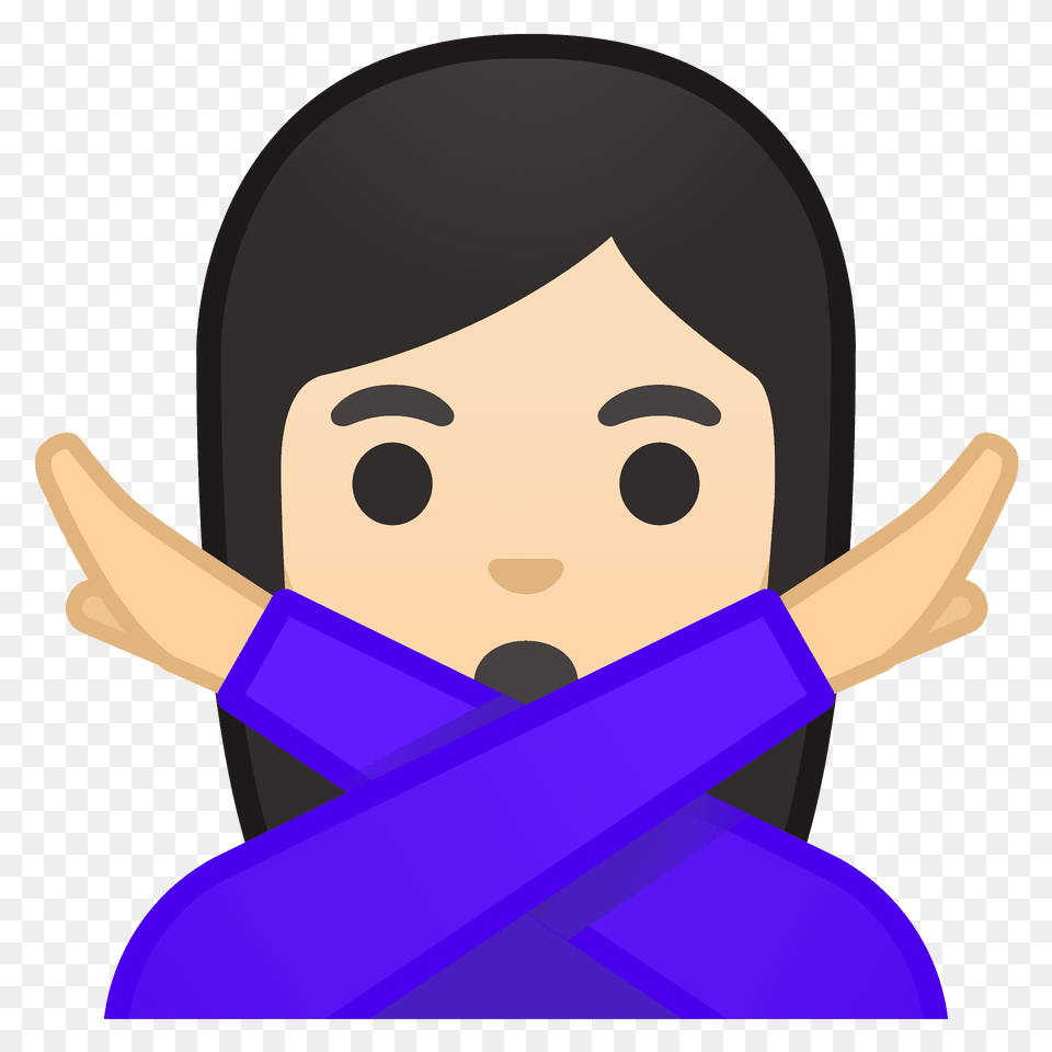 Woman Gesturing No Emoji Clipart, Photography, Head, Face, Portrait Png