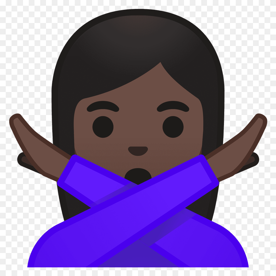 Woman Gesturing No Emoji Clipart, Hand, Body Part, Finger, Person Free Png