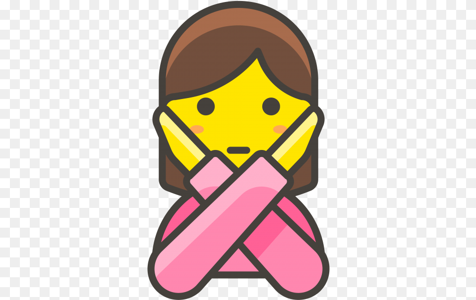 Woman Gesturing No Emoji Vector No Icon, Baby, Person Png