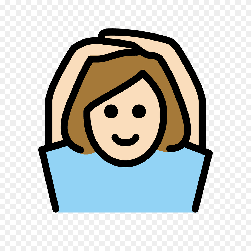Woman Gesturing Ok Emoji Clipart, People, Person, Reading, Bag Png
