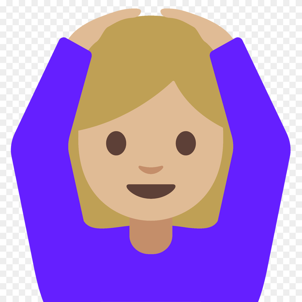 Woman Gesturing Ok Emoji Clipart, People, Person, Face, Head Free Png