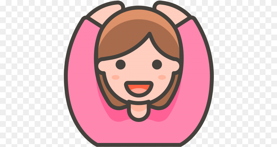 Woman Gesturing Ok Emoji Vector Mano Mujer, Photography, Head, Person, Face Png Image