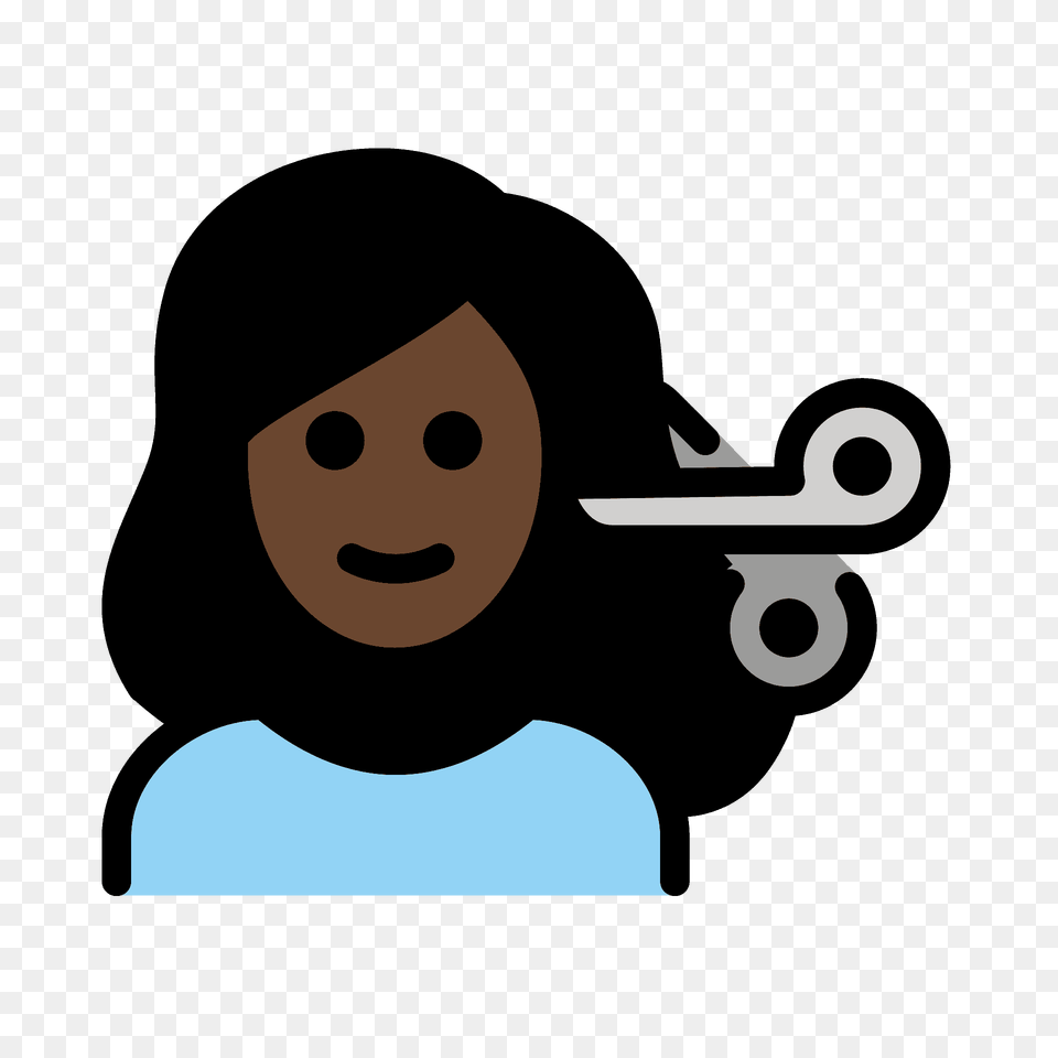 Woman Getting Haircut Emoji Clipart, Animal, Bear, Mammal, Wildlife Free Png Download