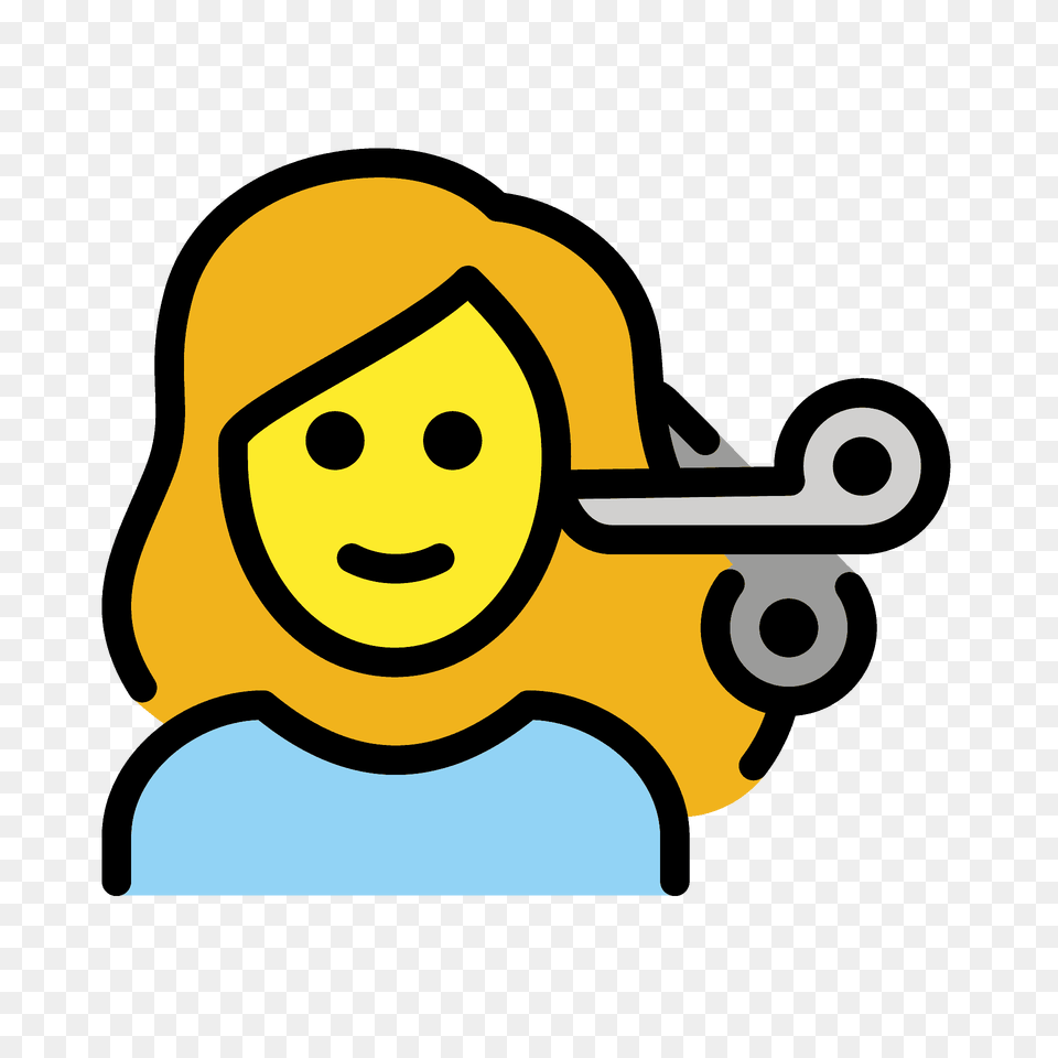 Woman Getting Haircut Emoji Clipart, Animal, Kangaroo, Mammal Free Png Download