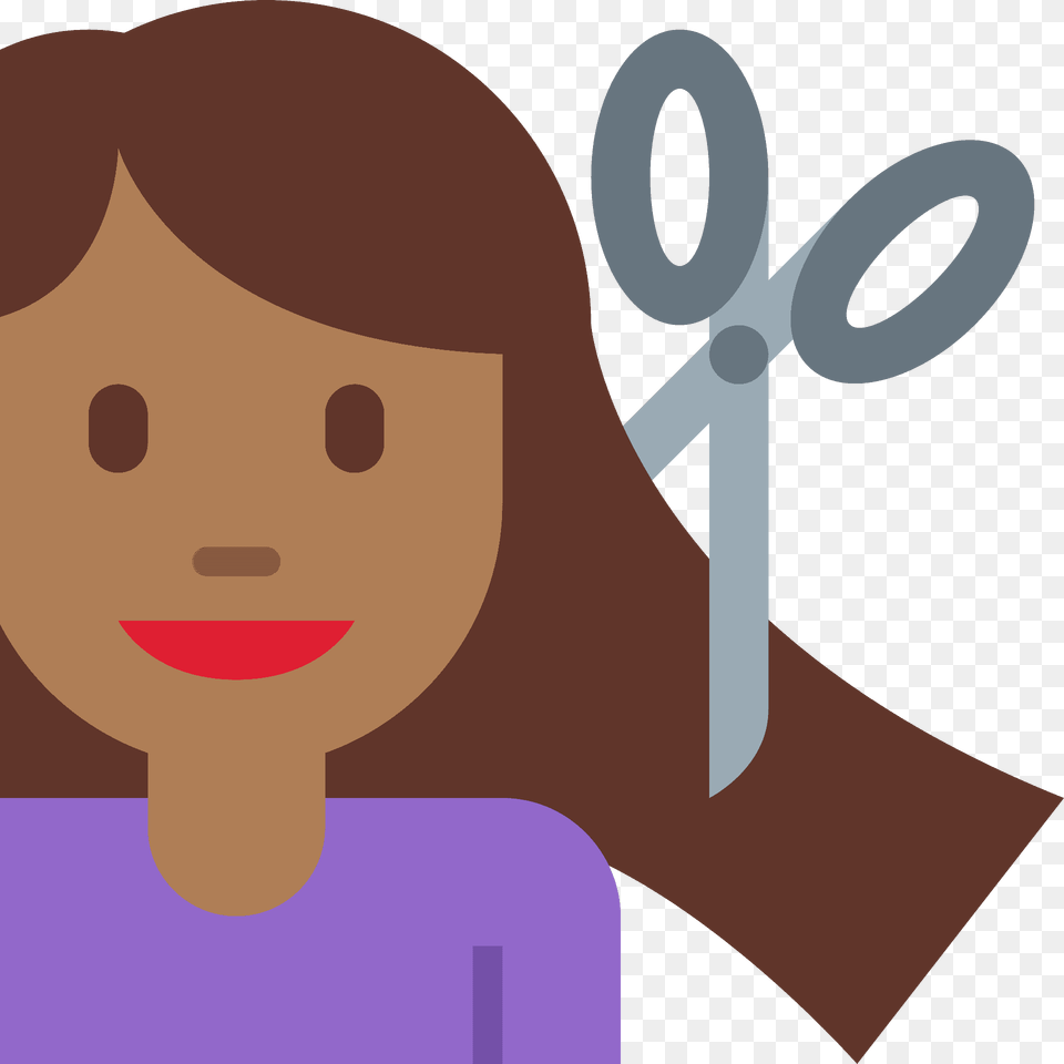 Woman Getting Haircut Emoji Clipart, Baby, Face, Head, Person Png