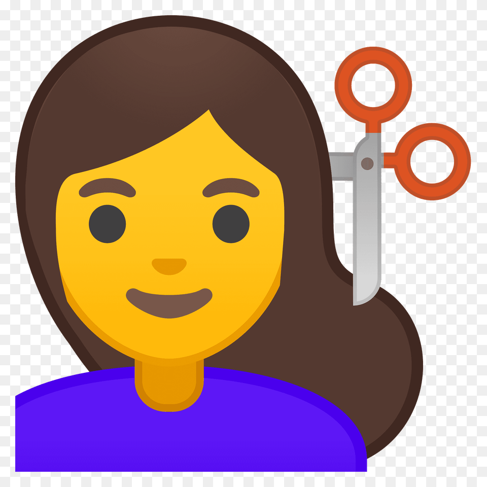 Woman Getting Haircut Emoji Clipart, Face, Head, Person Png