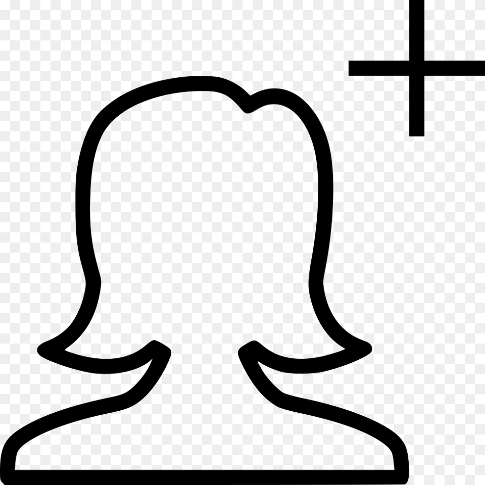 Woman Girl Female Add New Create Comments, Kneeling, Person, Stencil, Symbol Png