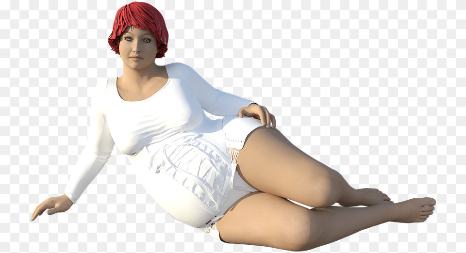 Woman Girl Overweight Sexy Female Young Body Sitting, Adult, Person, Clothing, Cap Free Transparent Png