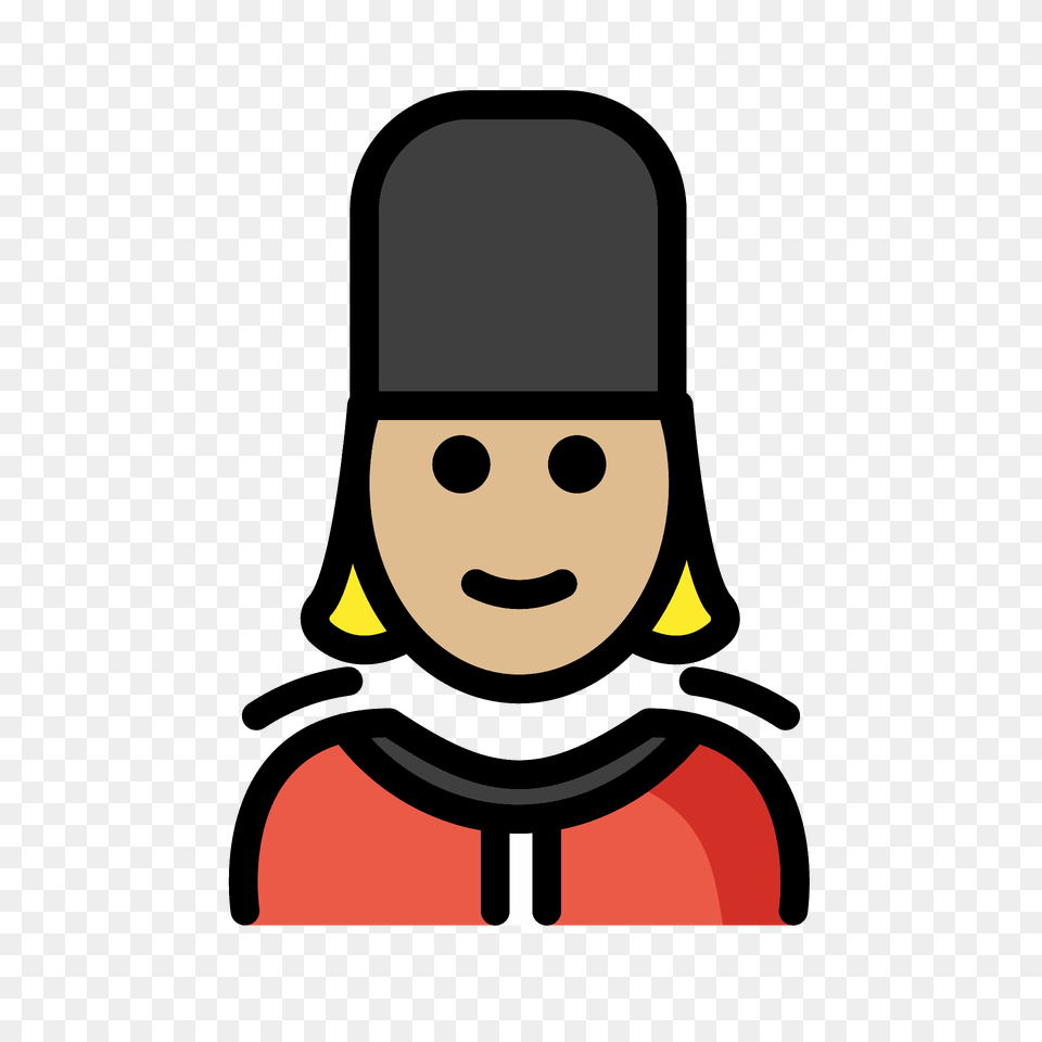 Woman Guard Emoji Clipart, People, Person, Face, Head Png Image