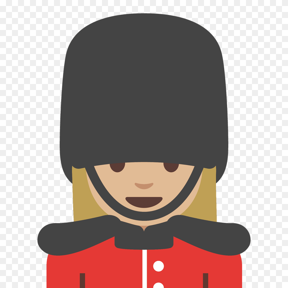 Woman Guard Emoji Clipart, Clothing, Hat, Accessories, Tie Png Image
