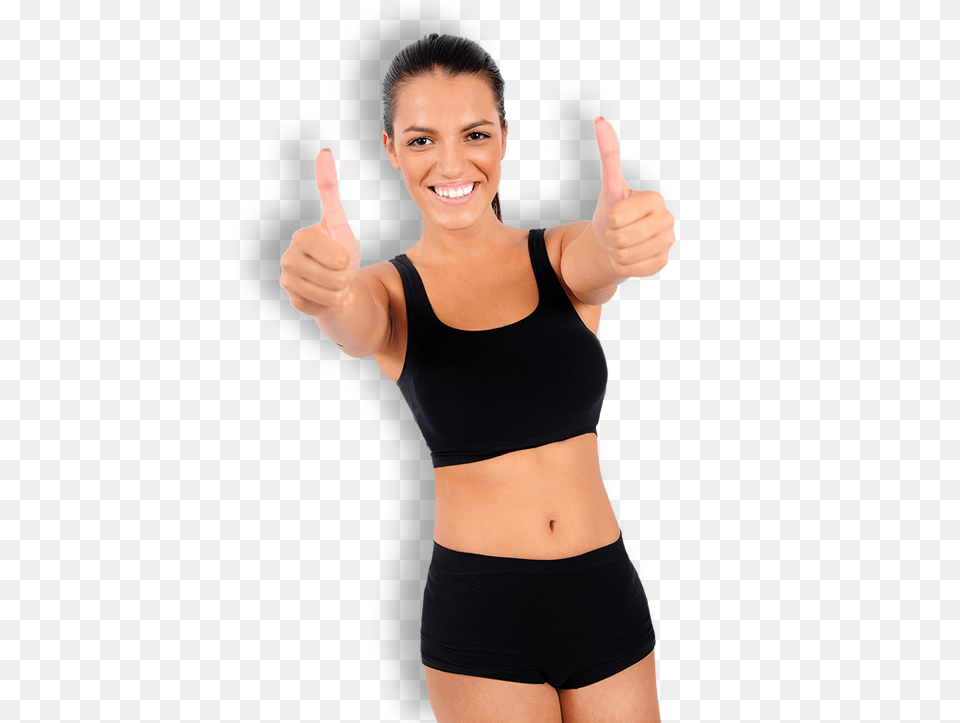 Woman Gym, Adult, Thumbs Up, Person, Hand Free Png