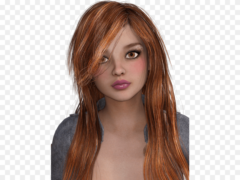 Woman Hair Red Hair Head Face Styling Eyes Mouth Girls Head, Adult, Portrait, Photography, Person Png Image