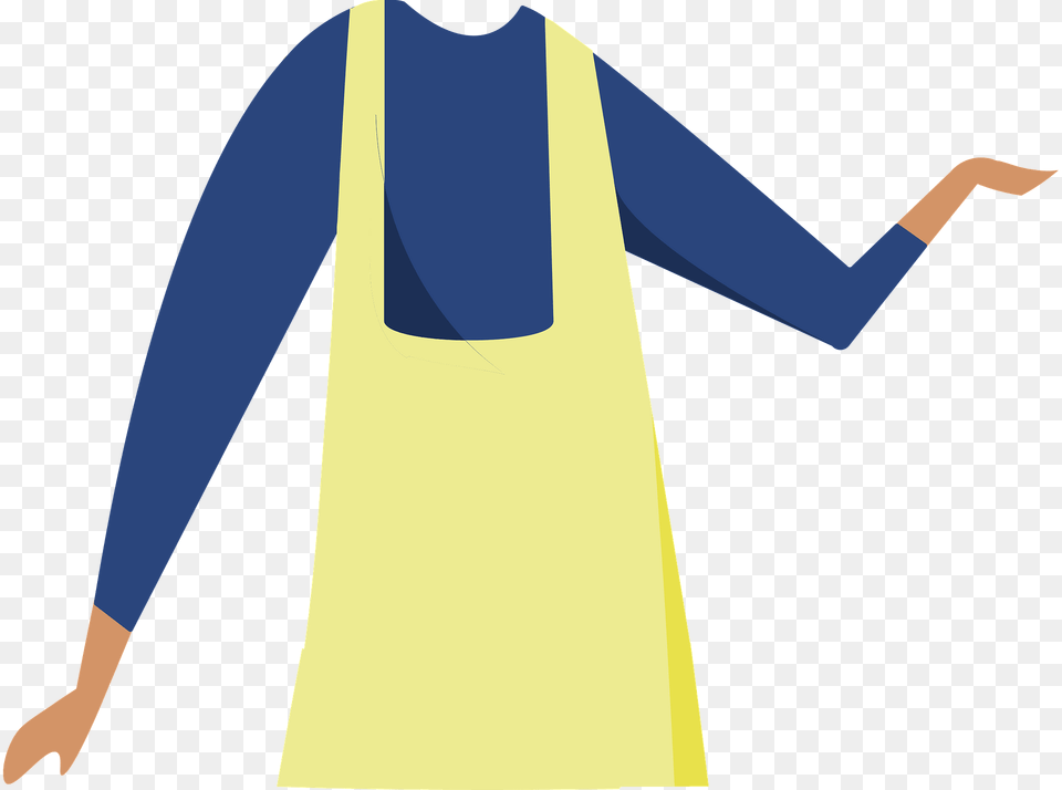 Woman Hands Clipart, Clothing, Long Sleeve, Sleeve, Apron Png Image