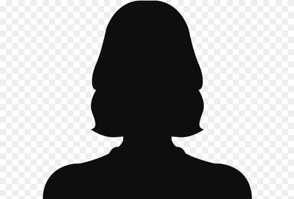 Woman Head Silhouette Black And White Woman Female Silhouette Head, Person Free Png Download
