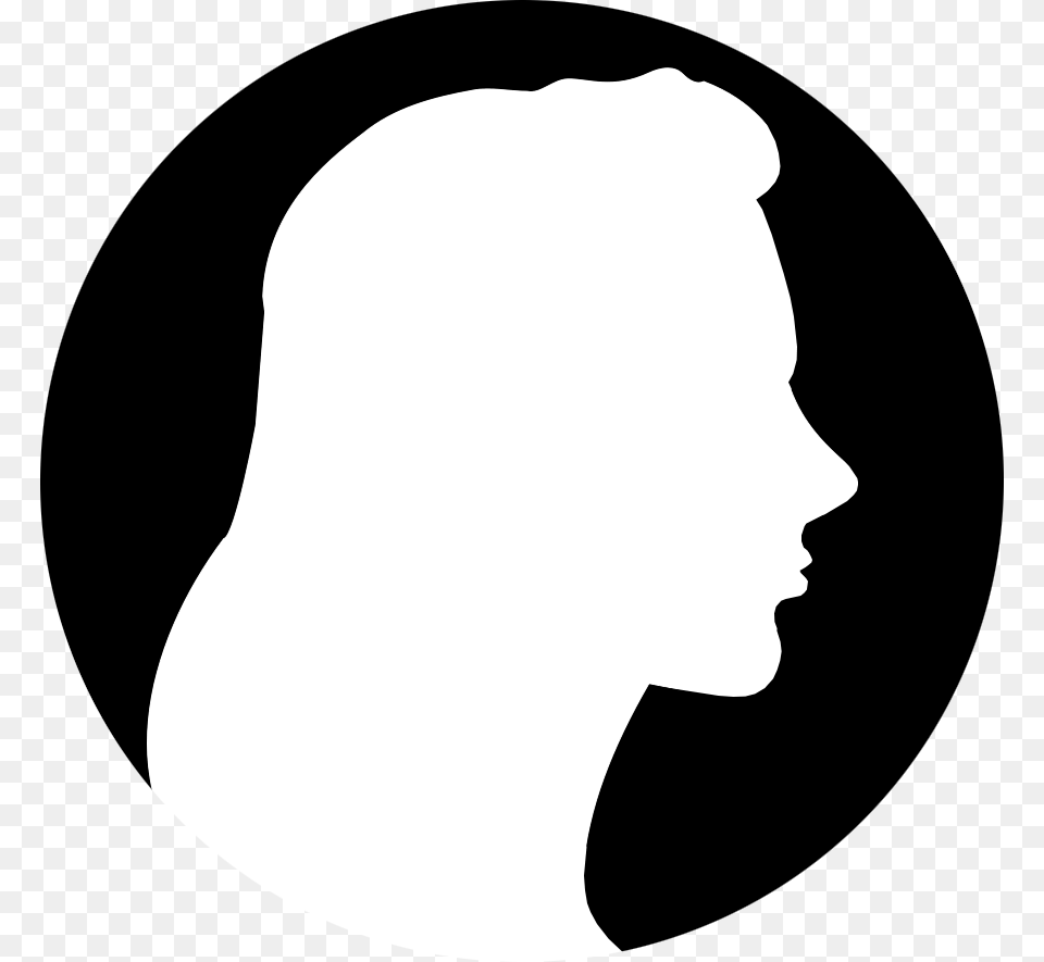Woman Headshot, Silhouette, Head, Person, Face Free Png