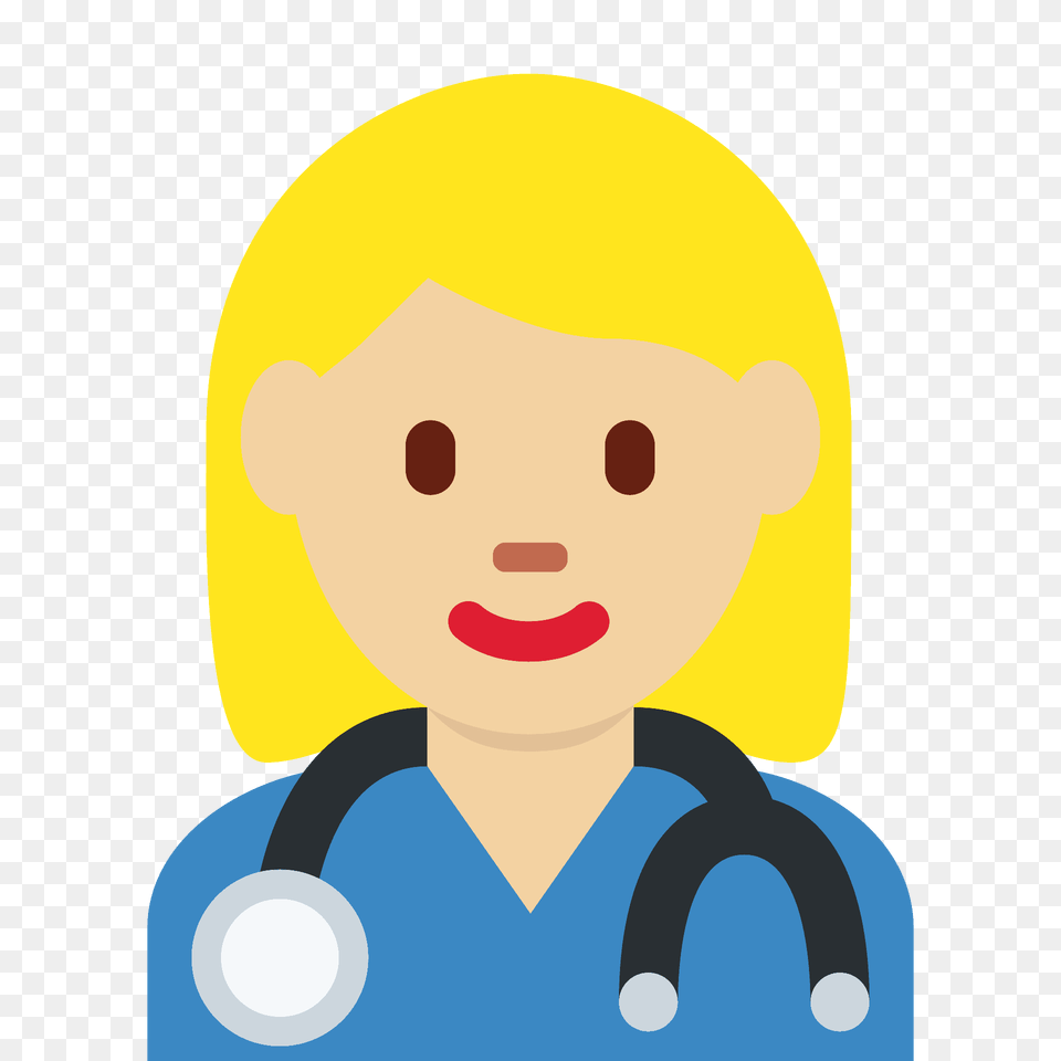 Woman Health Worker Emoji Clipart, Hat, Clothing, Cap, Person Free Png