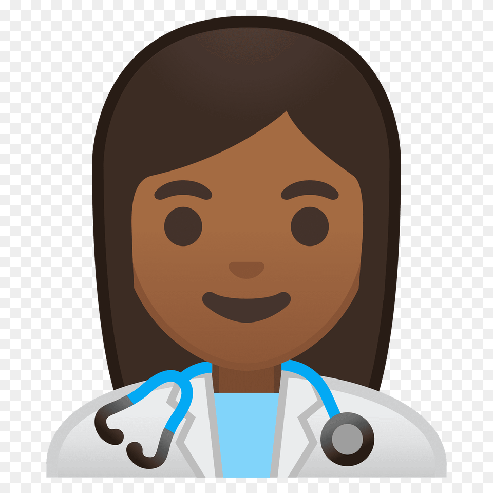 Woman Health Worker Emoji Clipart, Portrait, Photography, Person, Head Png Image