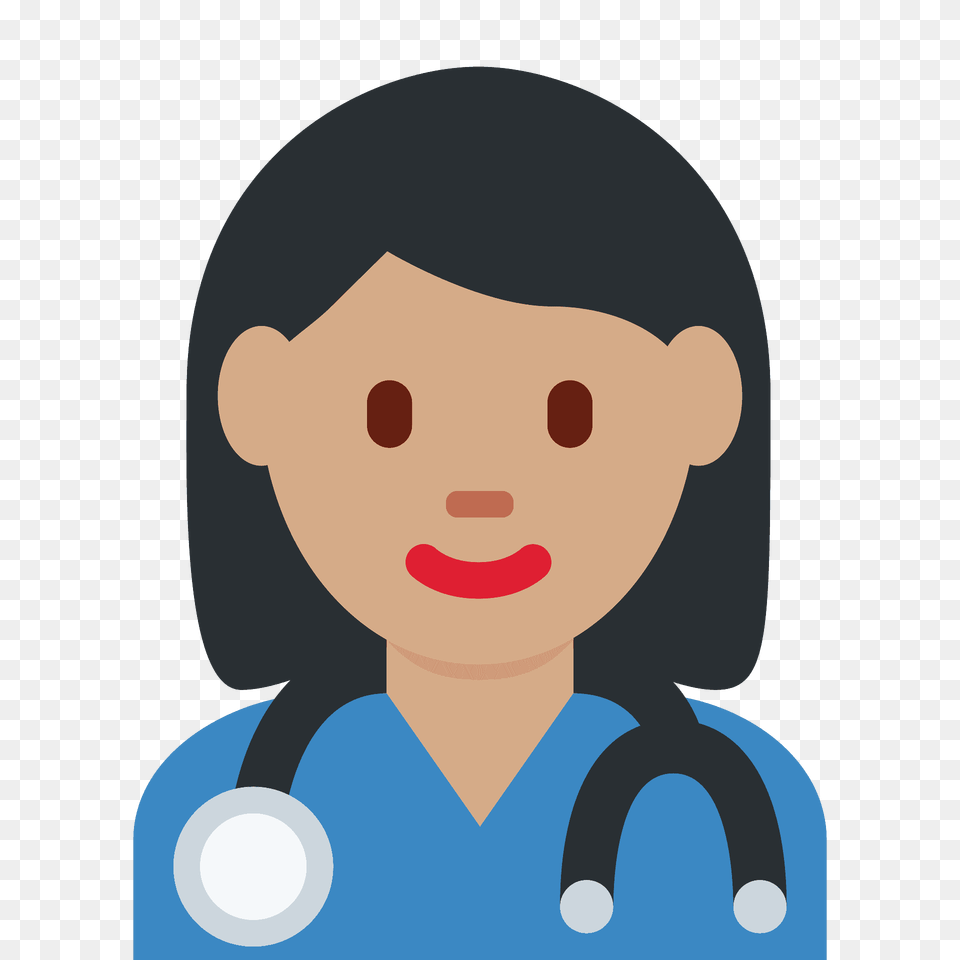 Woman Health Worker Emoji Clipart, Photography, Baby, Person, Face Free Transparent Png