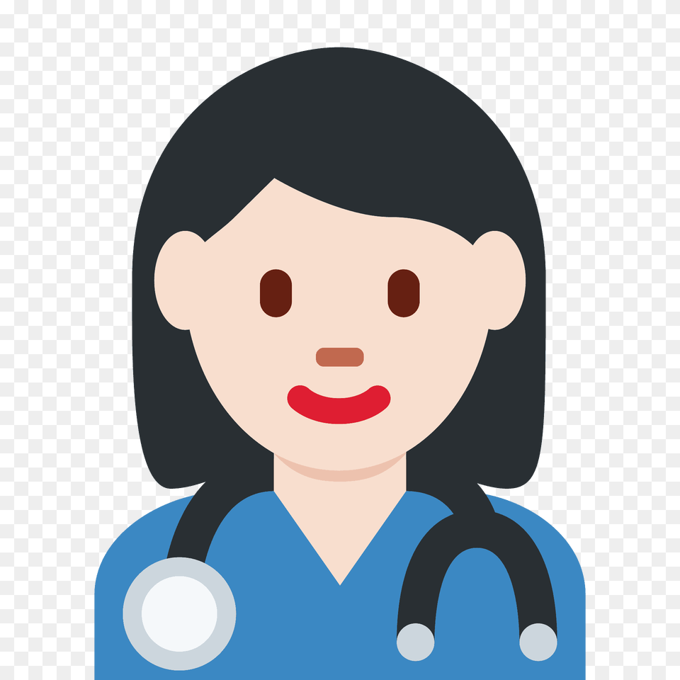 Woman Health Worker Emoji Clipart, Photography, Baby, Person, Face Free Transparent Png