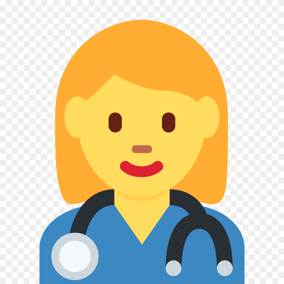 Woman Health Worker Emoji Clipart, Photography, Face, Head, Person Free Transparent Png