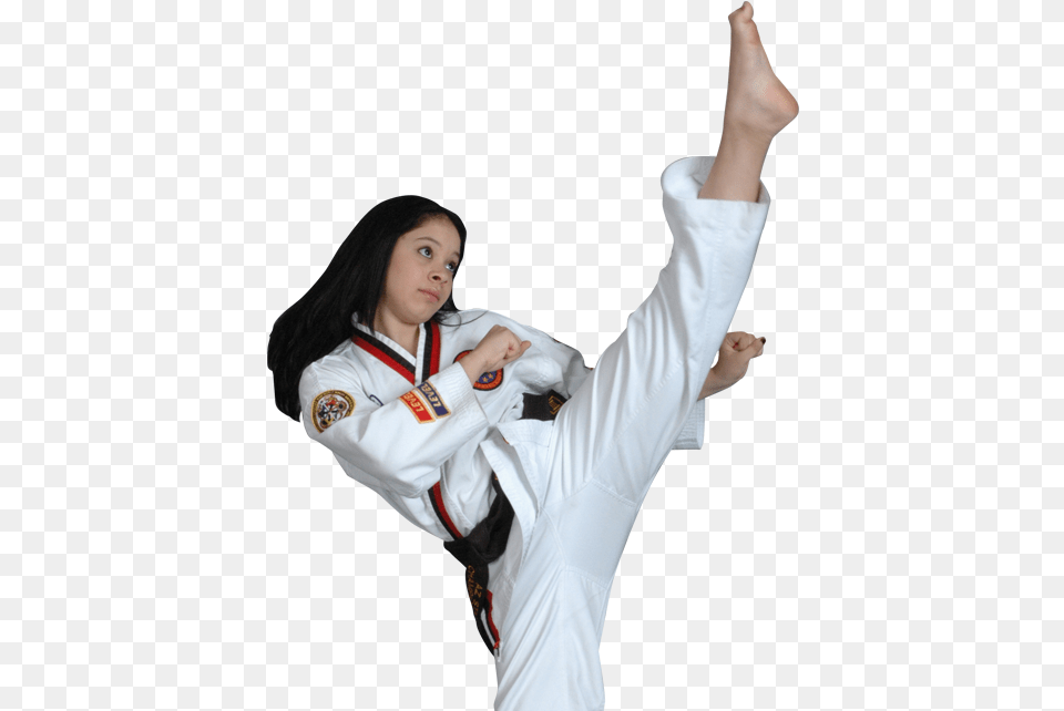 Woman High Kicking Karate Kick Woman, Martial Arts, Person, Sport, Adult Free Png