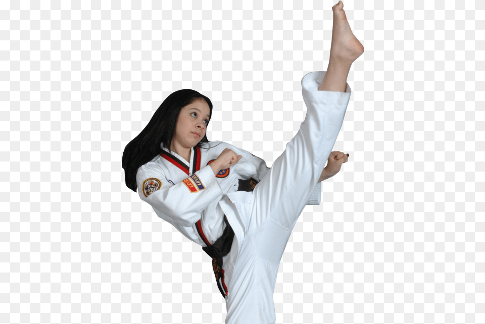 Woman High Kicking Taekwondo, Martial Arts, Person, Sport, Adult Free Png Download