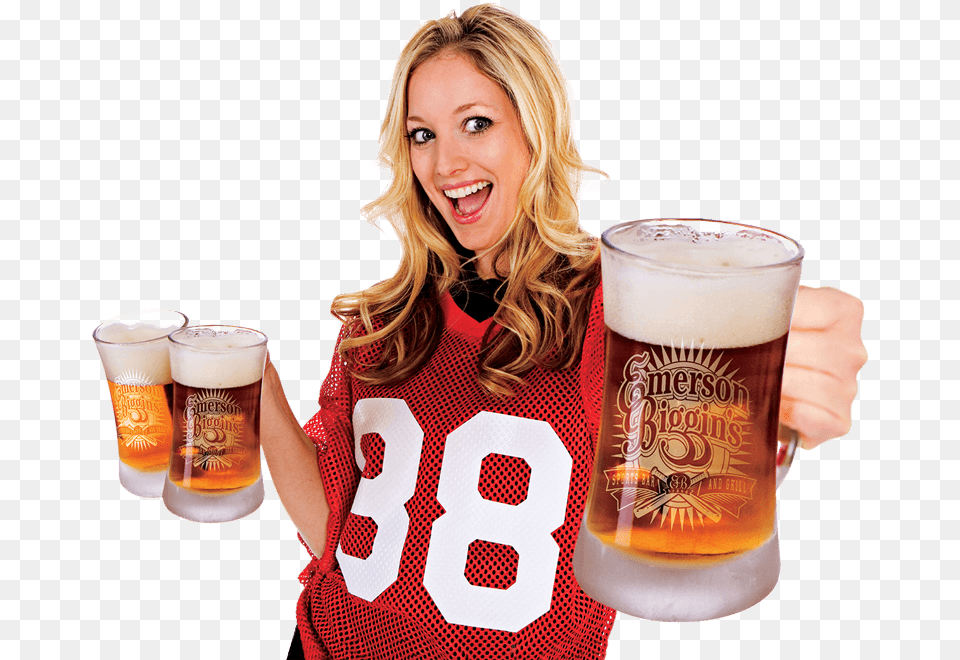 Woman Holding Beer, Glass, Alcohol, Beverage, Cup Free Png