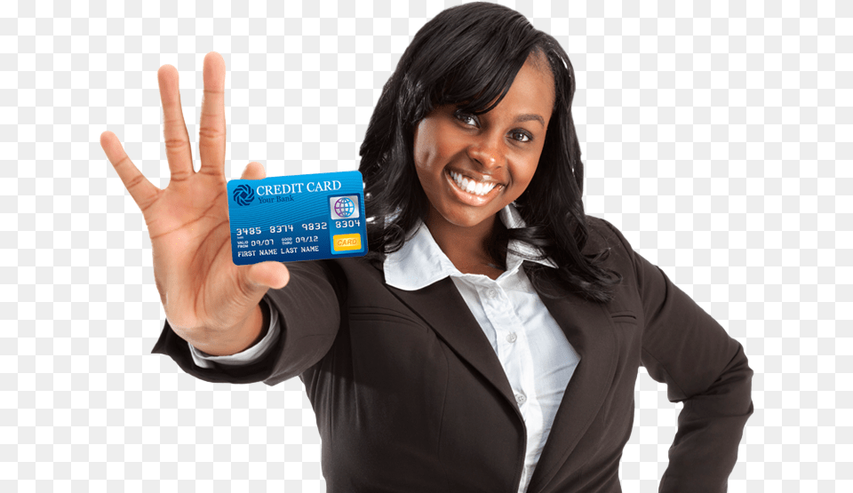 Woman Holding Card Person Holding A Credit Card, Text, Adult, Female, Credit Card Png Image